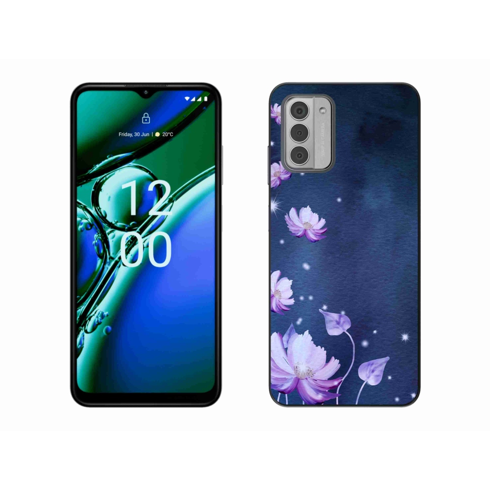 Gelový obal mmCase na Nokia G42 - padající květy