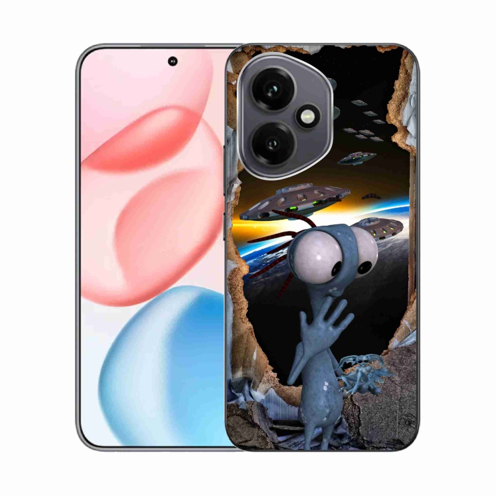 Gelový kryt mmCase na Honor 400 - mimozemšťan