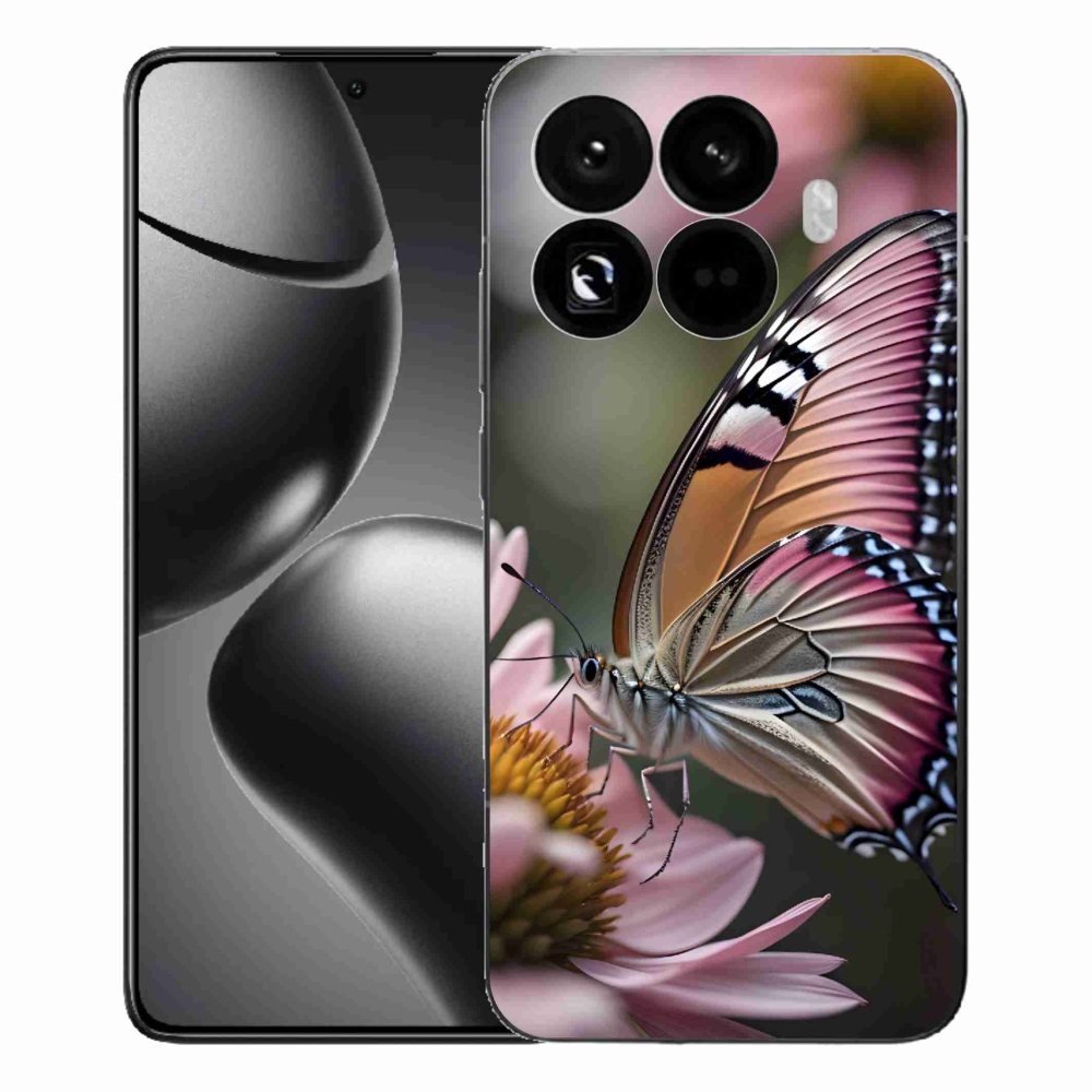 Gelový kryt mmCase na Xiaomi 15T Pro - barevný motýl