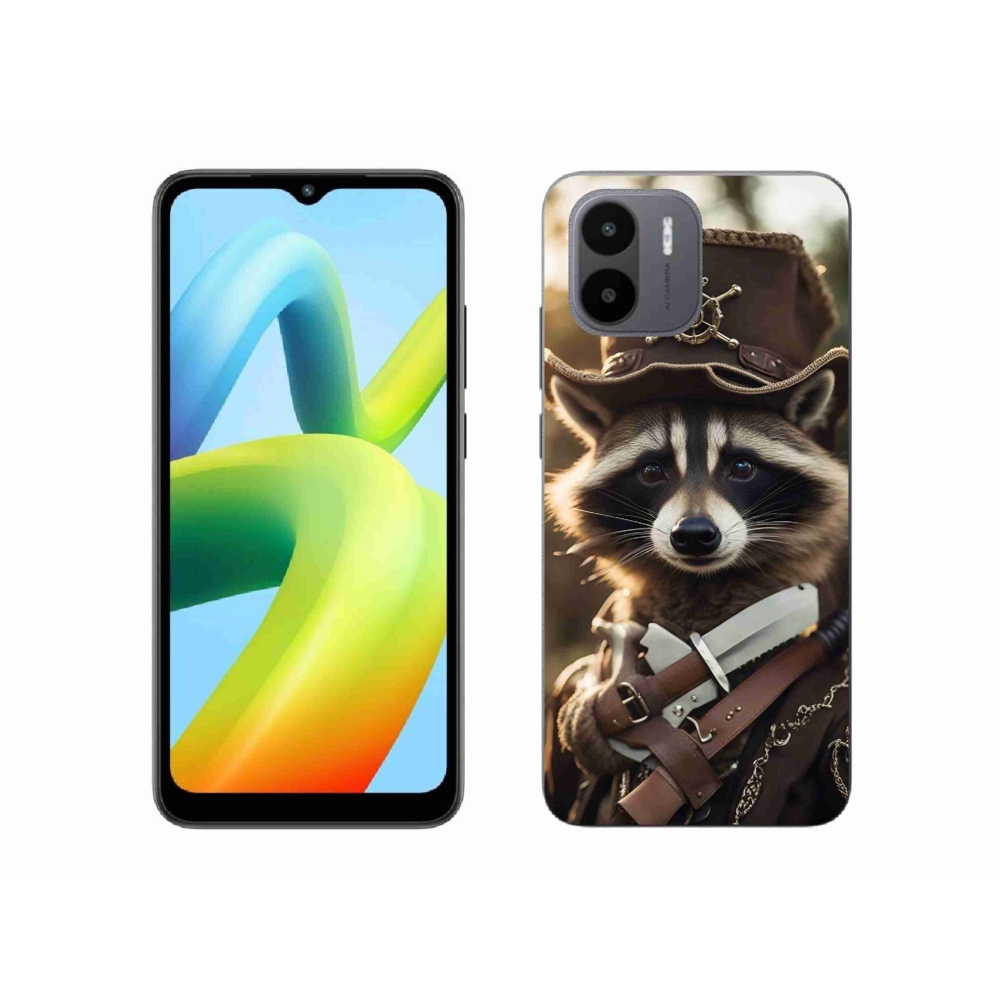 Gelový kryt mmCase na Xiaomi Redmi A1/Redmi A2 - mýval v uniformě