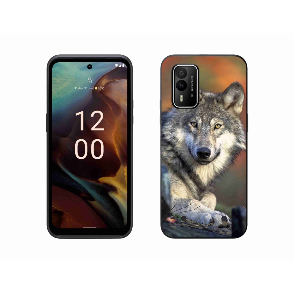 Gelový obal mmCase na Nokia XR21 - vlk