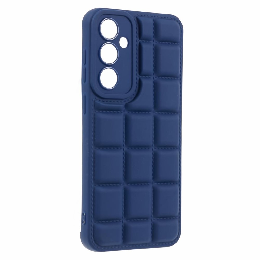 Grid odolný gelový obal na Samsung Galaxy S23 FE - modrý