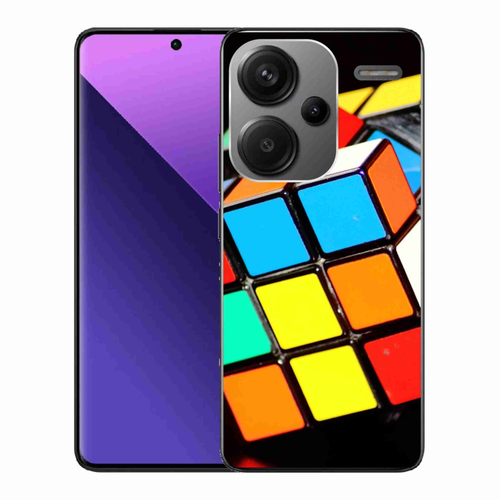 Gelový obal mmCase na Xiaomi Redmi Note 13 Pro+ 5G - rubikova kostka