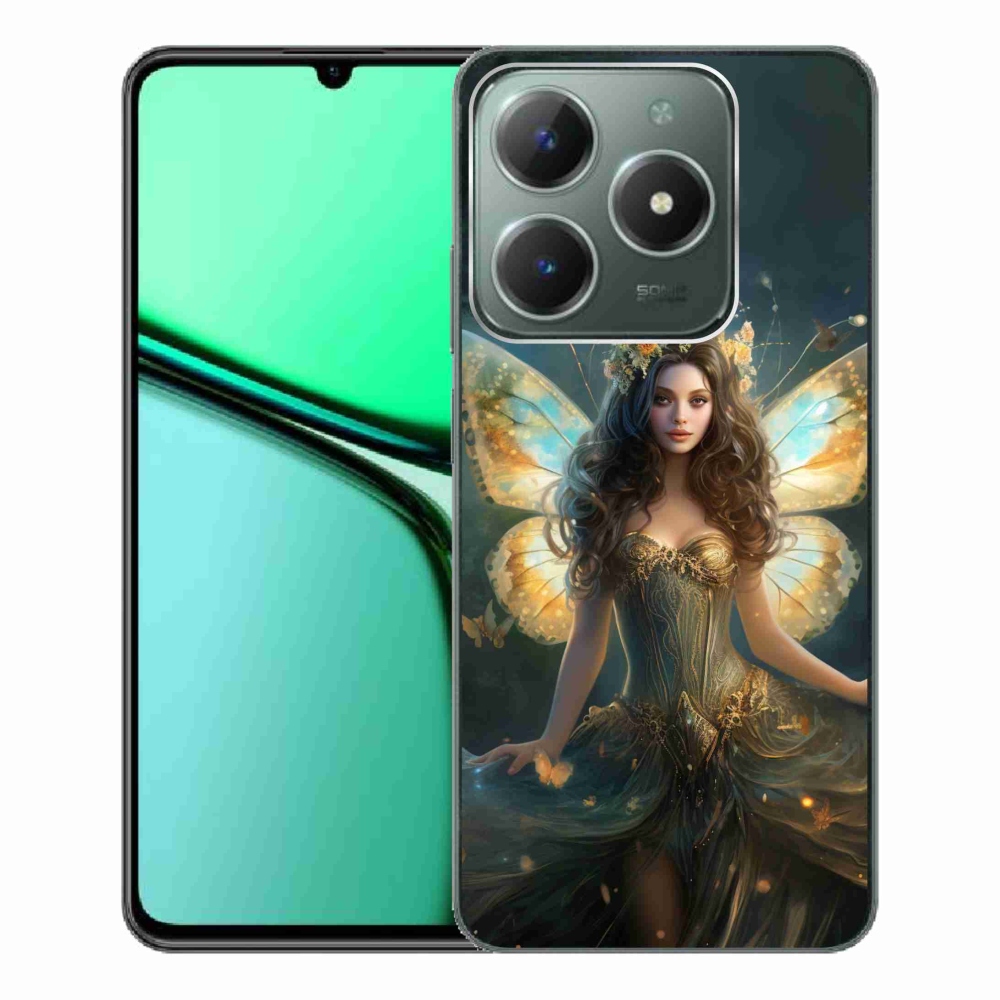 Gelový kryt mmCase na Realme C61 - motýlí žena