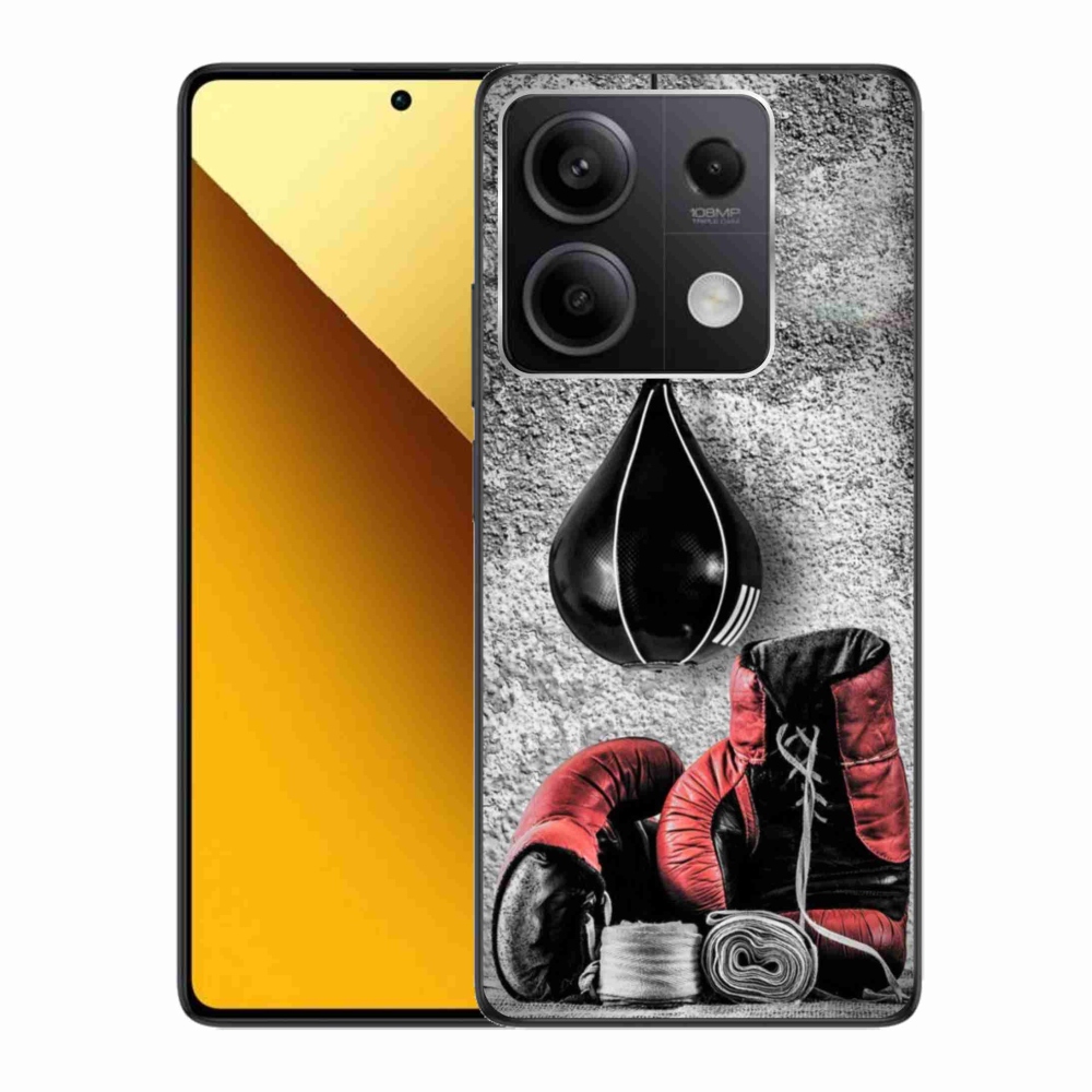 Gelový kryt mmCase na Xiaomi Redmi Note 13 5G - boxovací pytel a rukavice