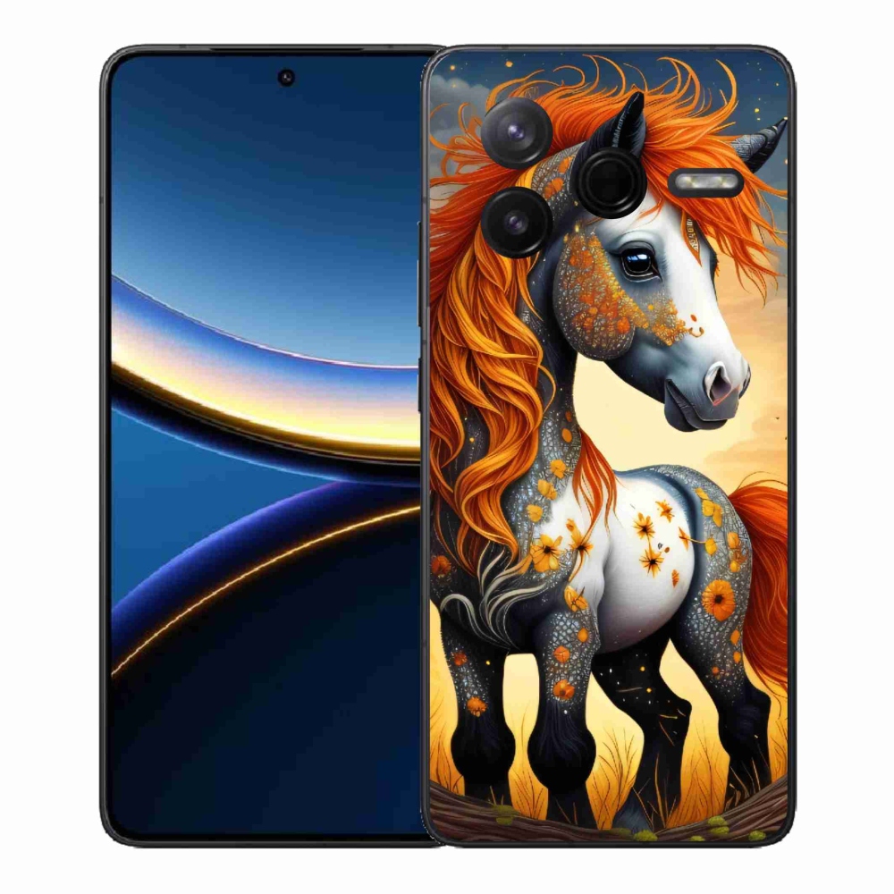 Gelový kryt mmCase na Xiaomi Poco F7 Pro - barevný poník