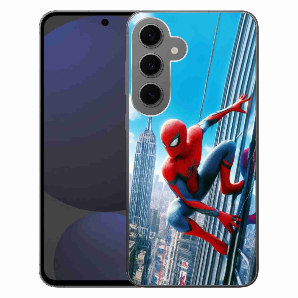 Gelový kryt mmCase na Samsung Galaxy S24 FE - spiderman