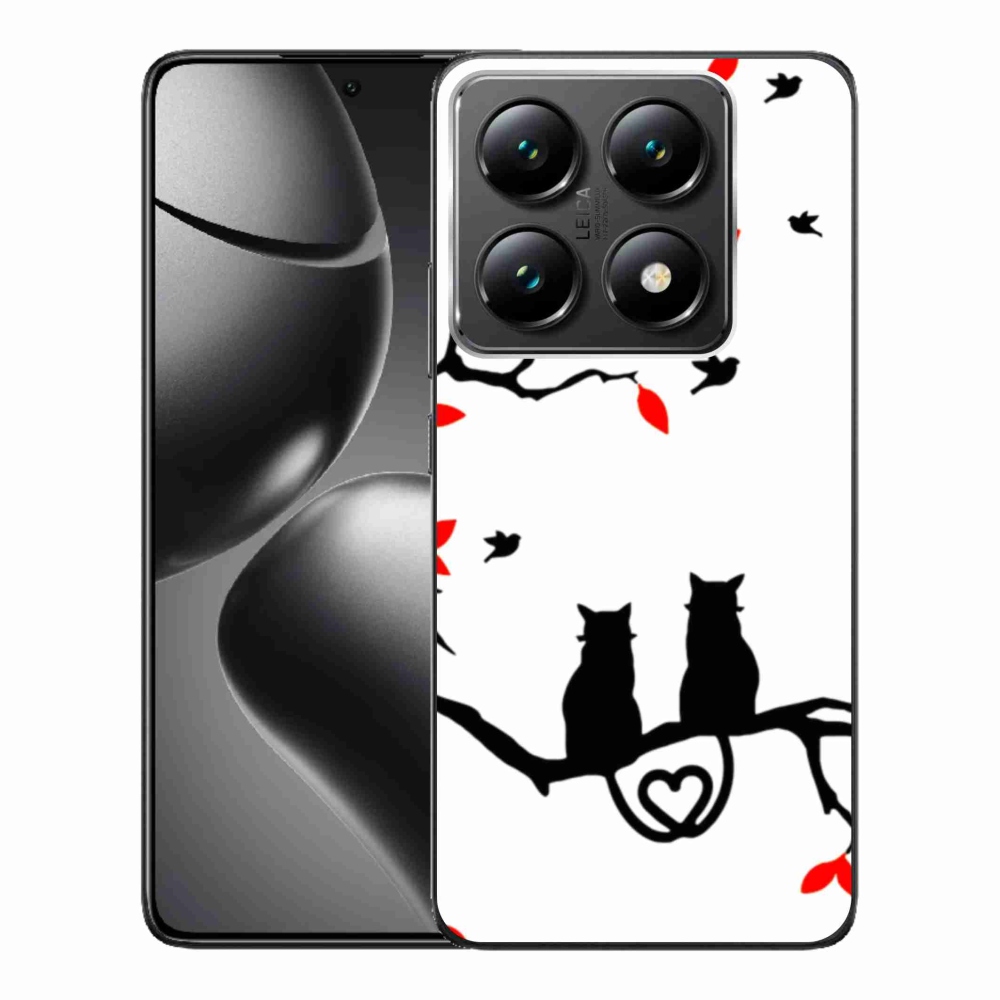 Gelový kryt mmCase na Xiaomi 14T Pro - kočičí láska