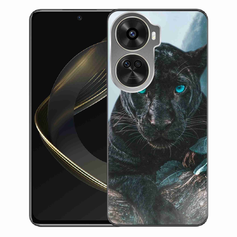 Gelový kryt mmCase na Huawei Nova 12 SE - černý panter