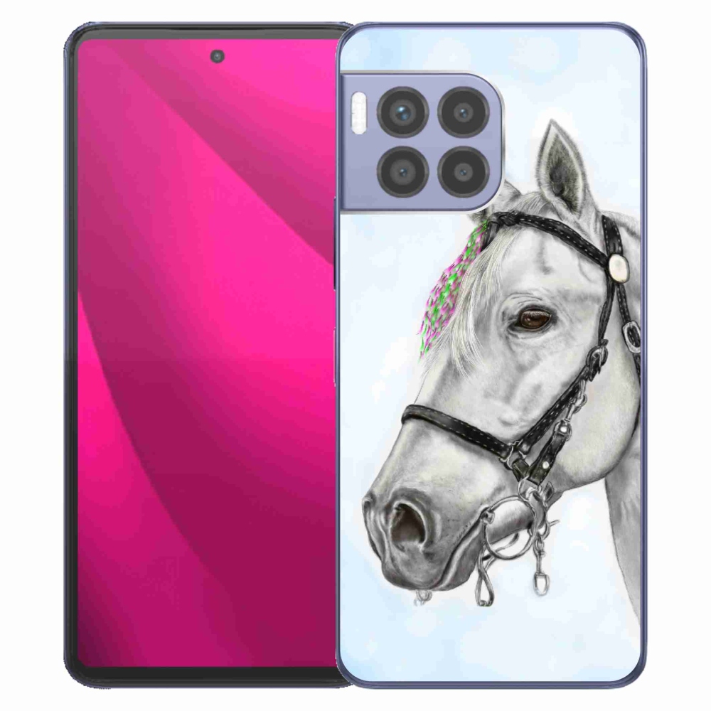 Gelový kryt mmCase na T-Mobile T Phone 2 Pro - bílý kůň 1