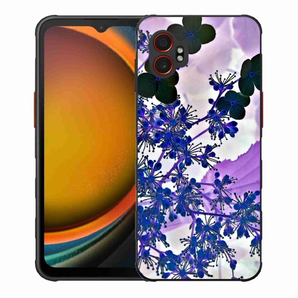 Gelový kryt mmCase na Samsung Galaxy Xcover 7 Pro - květ hortenzie