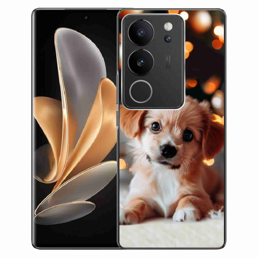 Gelový kryt mmCase na Vivo V29 5G - štěňátko