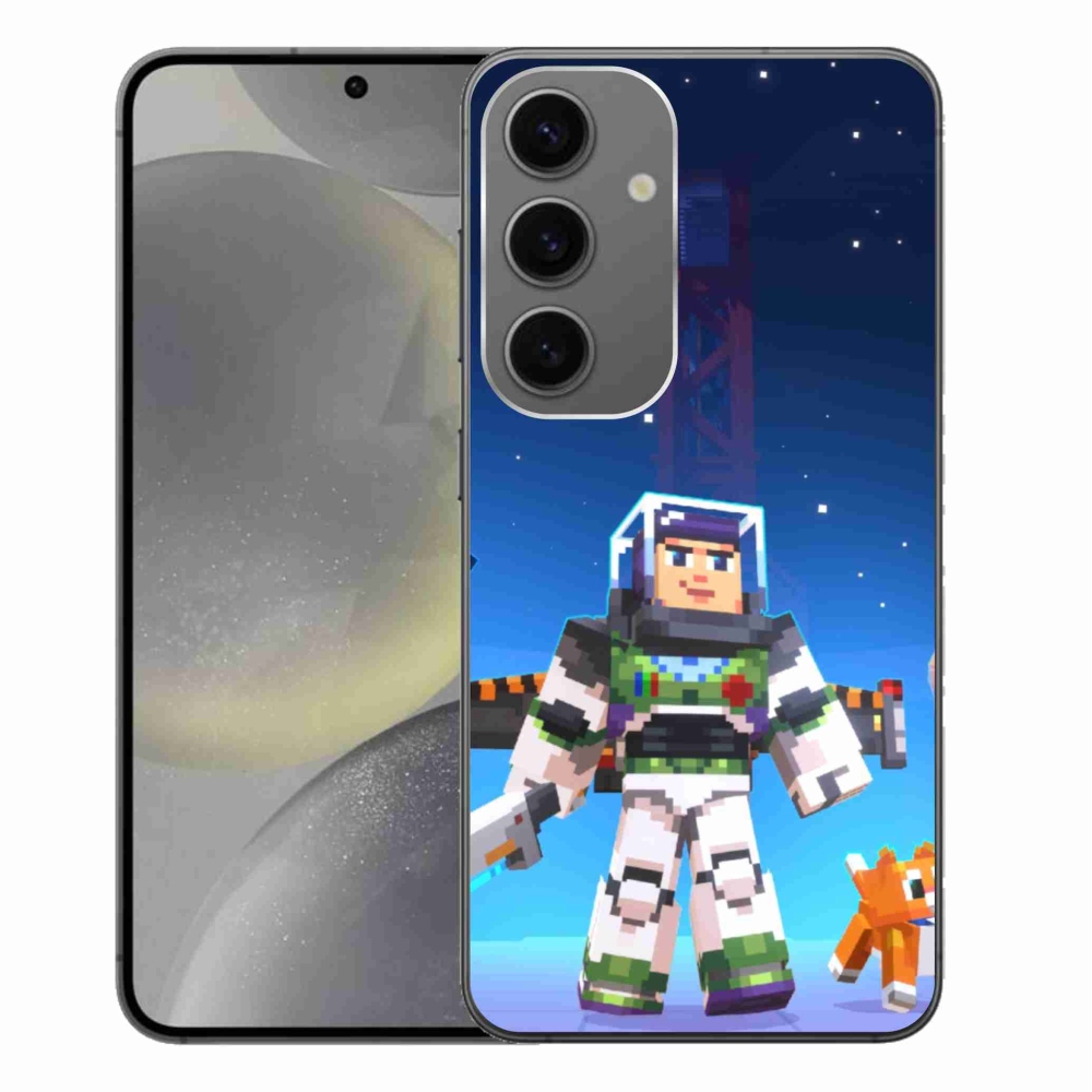 Gelový kryt mmCase na Samsung Galaxy S24+ - minecraft 2