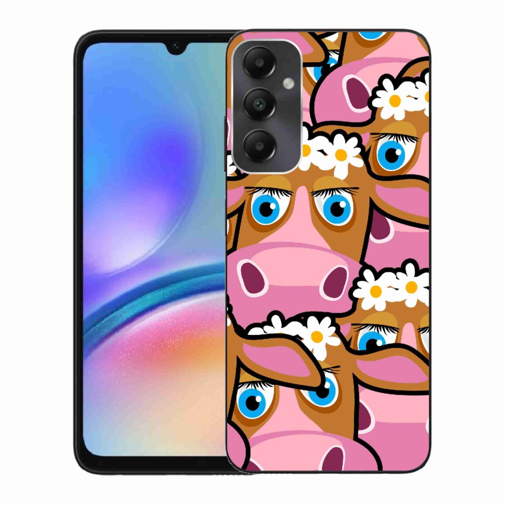 Gelový kryt mmCase na Samsung Galaxy A05s - kreslené kravičky