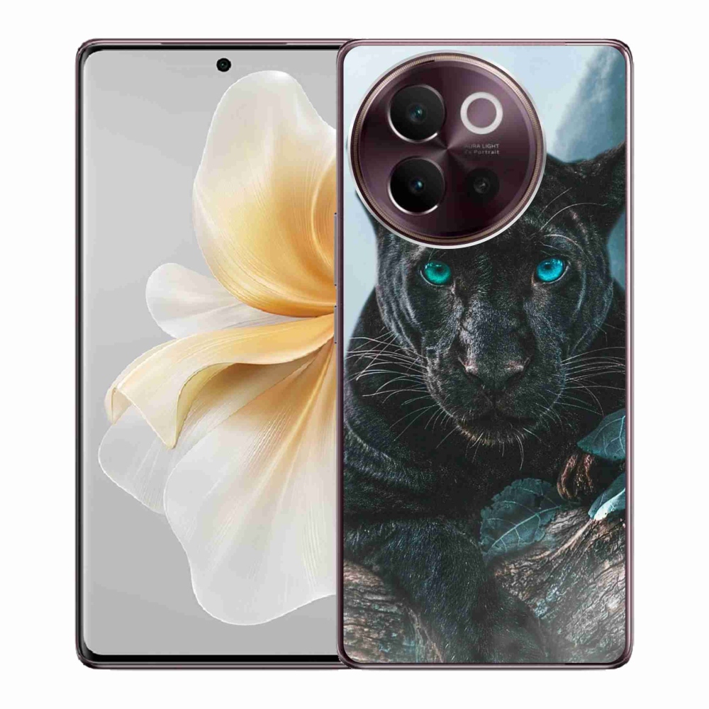 Gelový kryt mmCase na Vivo V40 Lite 5G - černý panter