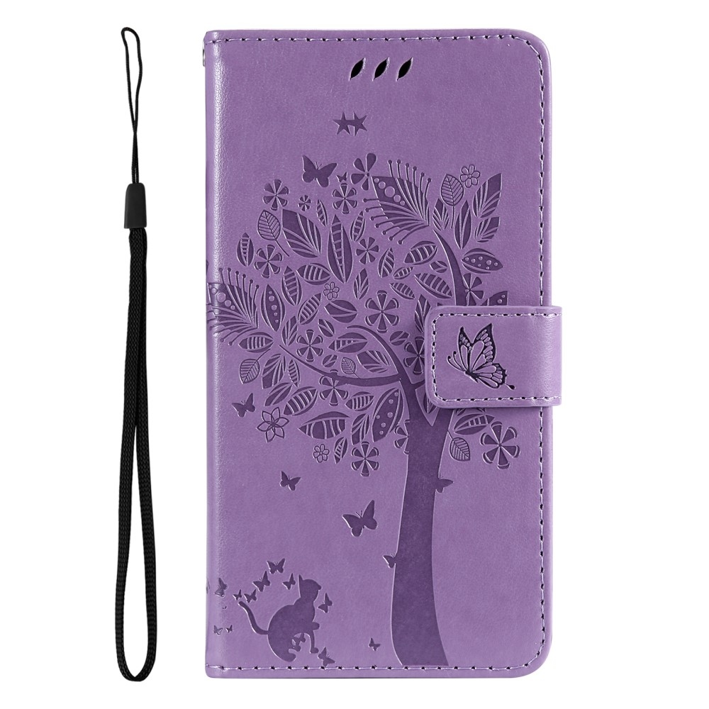 Trees knížkové pouzdro na Xiaomi Redmi Note 13 - světlefialové