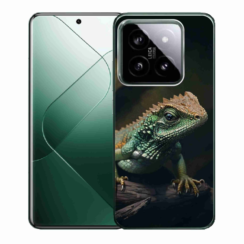 Gelový kryt mmCase na Xiaomi 14 - ještěr