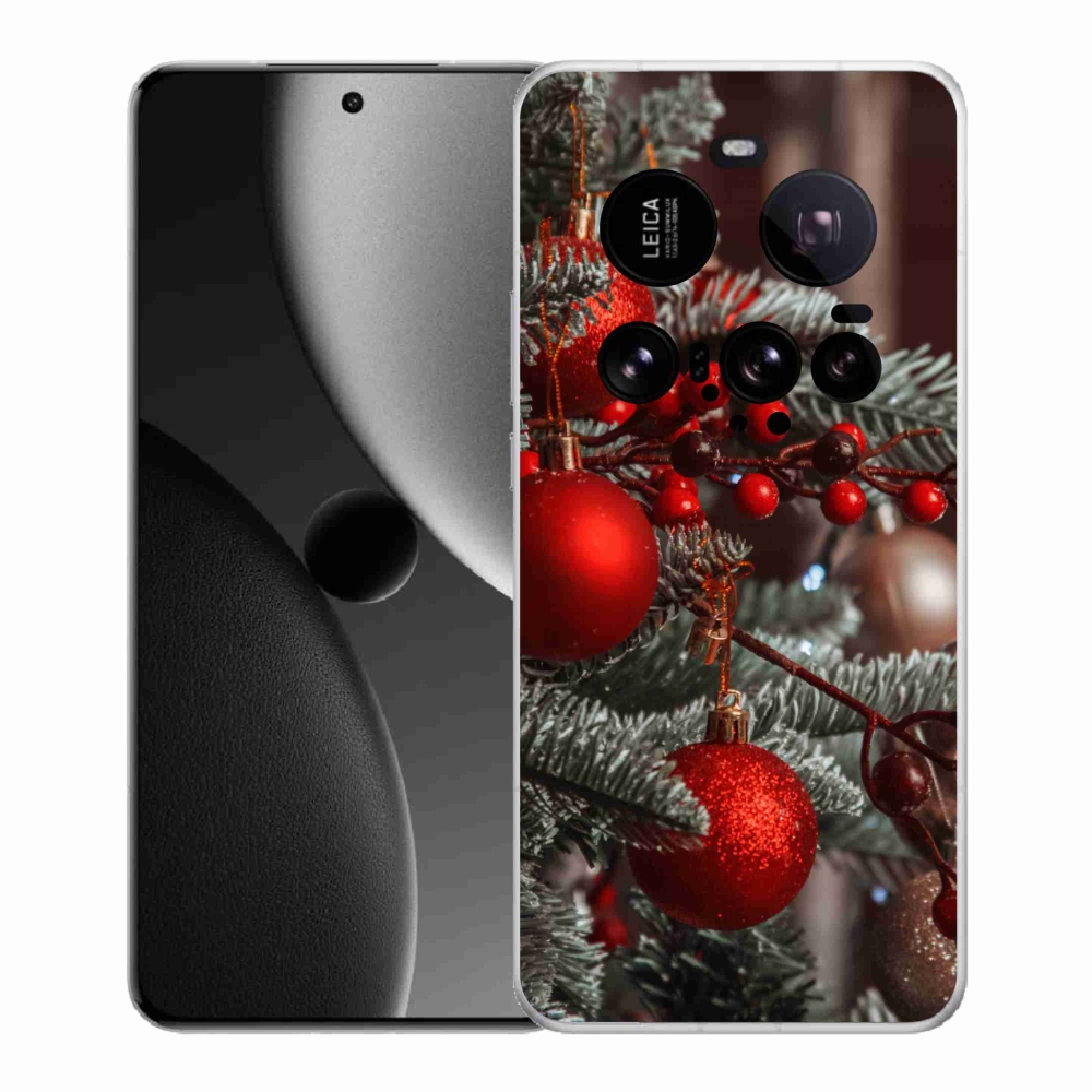 Gelový kryt mmCase na Xiaomi 15 Ultra - vánoční ozdoby 2
