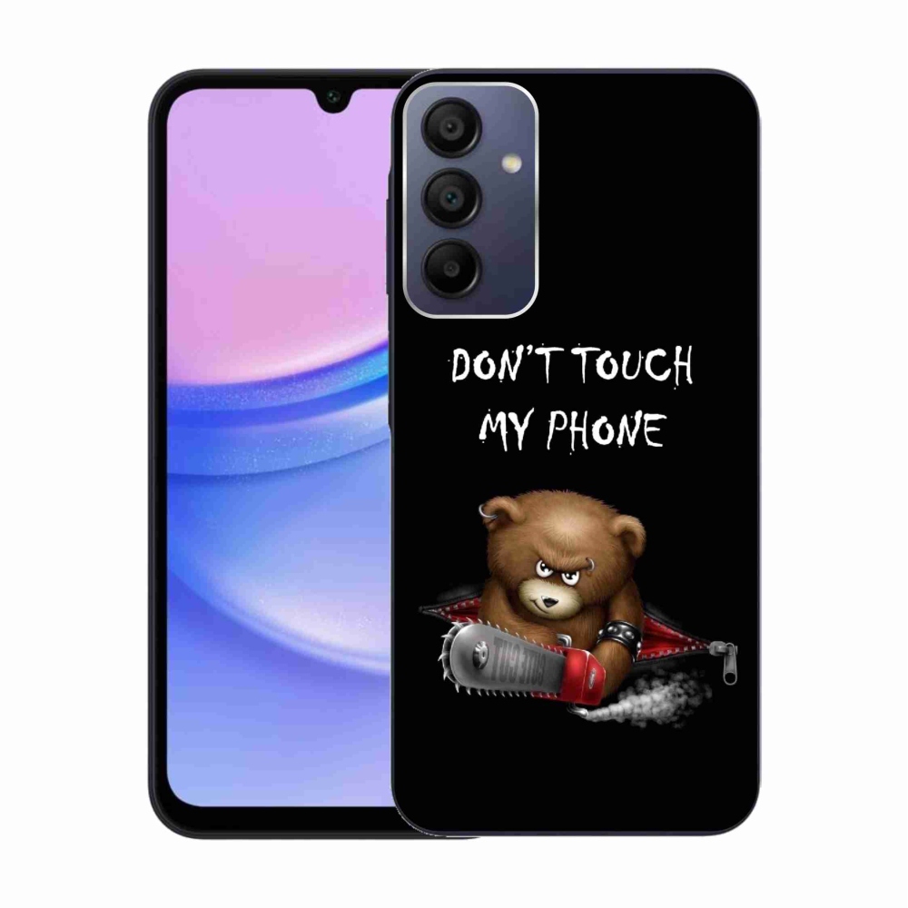 Gelový kryt mmCase na Samsung Galaxy A15 4G/5G - nesahej na telefon