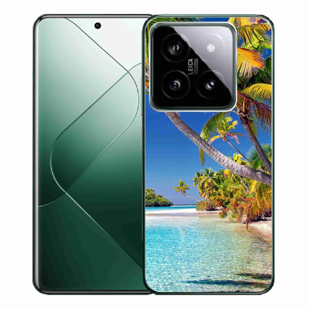 Gelový obal mmCase na Xiaomi 14 Pro - mořská pláž