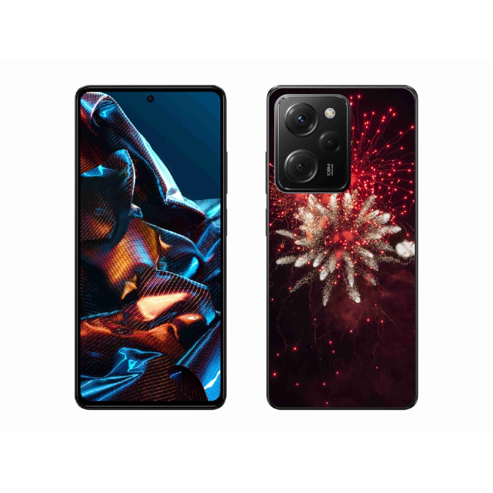 Gelový kryt mmCase na Xiaomi Poco X5 Pro 5G - ohňostroj