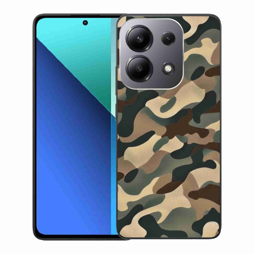 Gelový kryt mmCase na Xiaomi Redmi Note 13 - maskáčový vzor 11