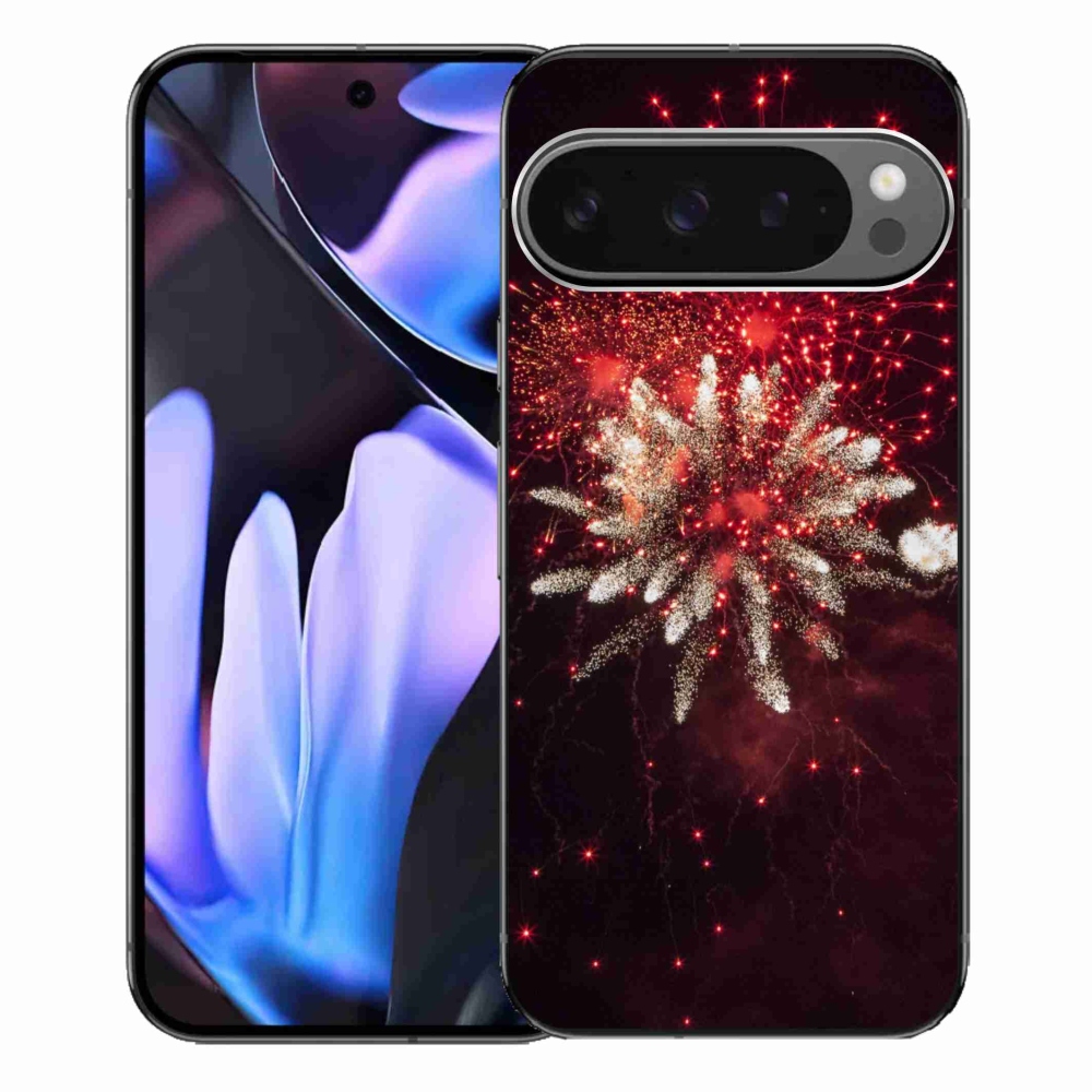 Gelový kryt mmCase na Google Pixel 9 Pro XL - ohňostroj