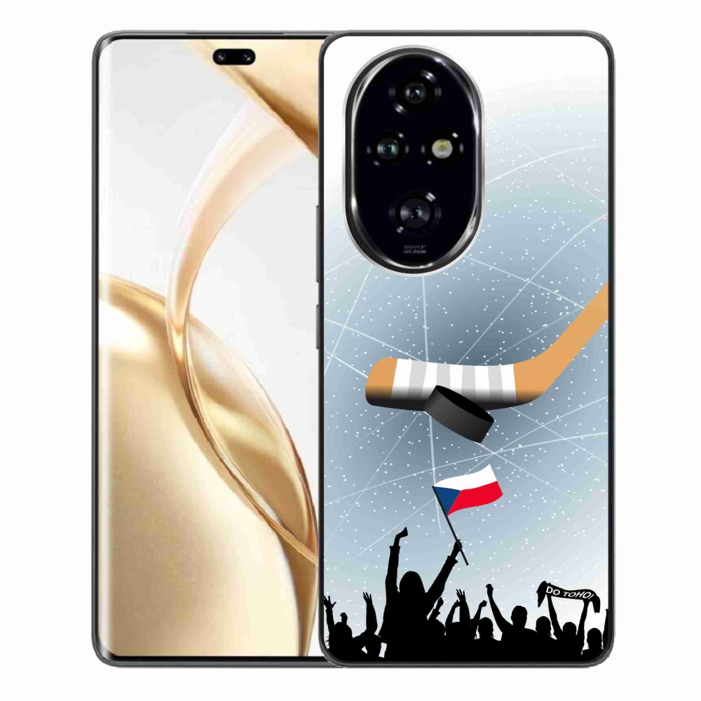 Gelový kryt mmCase na Honor 200 Pro 5G - fanoušci hokeje