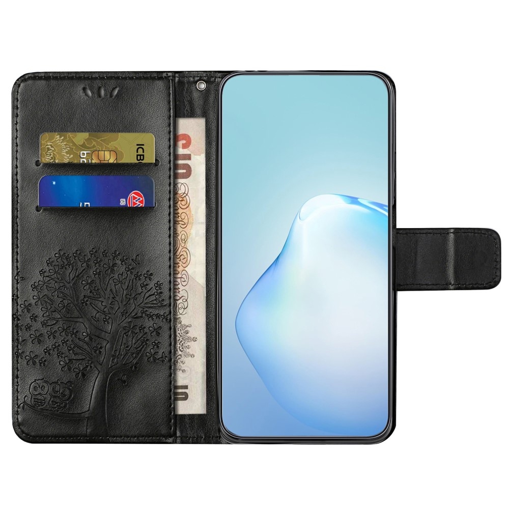 Tree knížkové pouzdro na Samsung Galaxy A15 4G/5G - černé