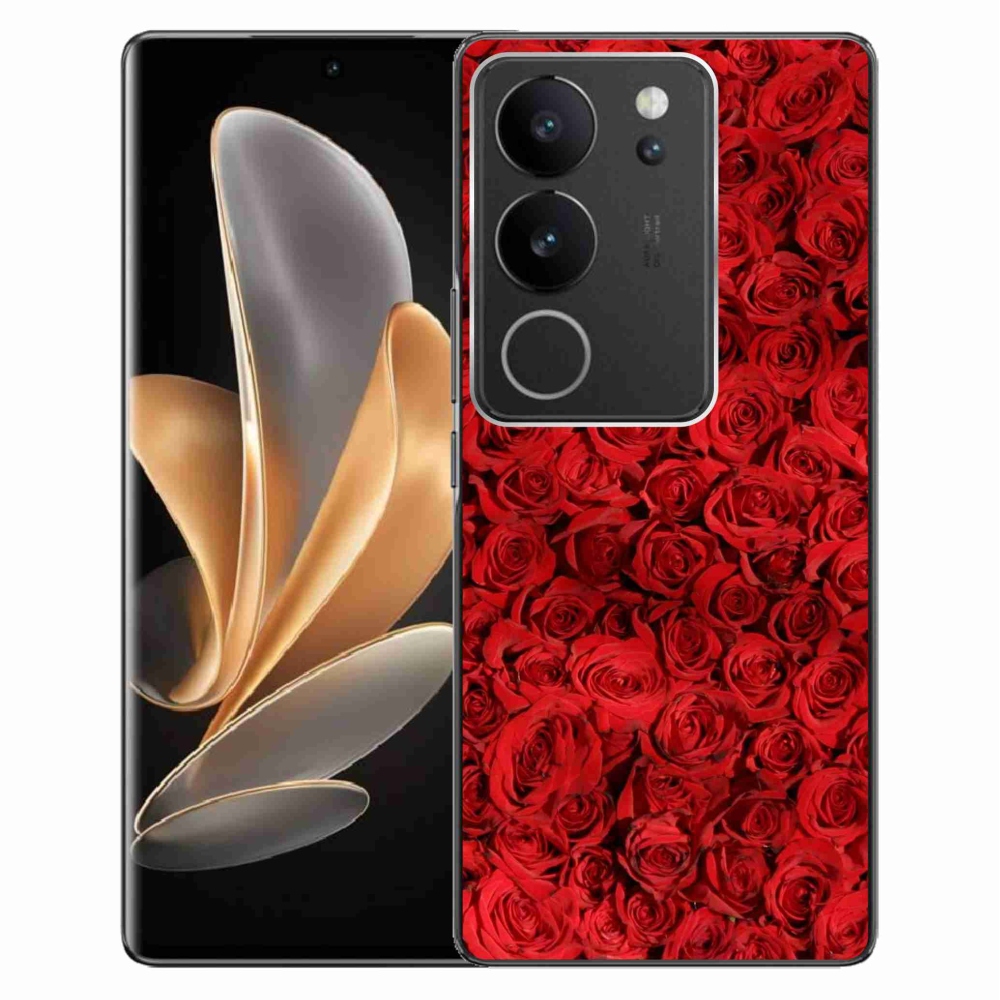 Gelový kryt mmCase na Vivo V29 5G - růže
