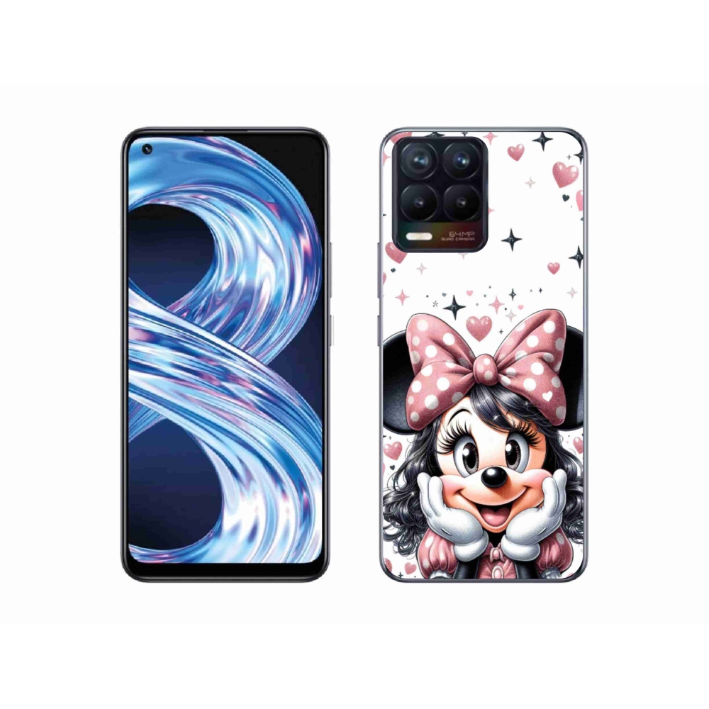 Gelový kryt mmCase na Realme 8 Pro - minnie