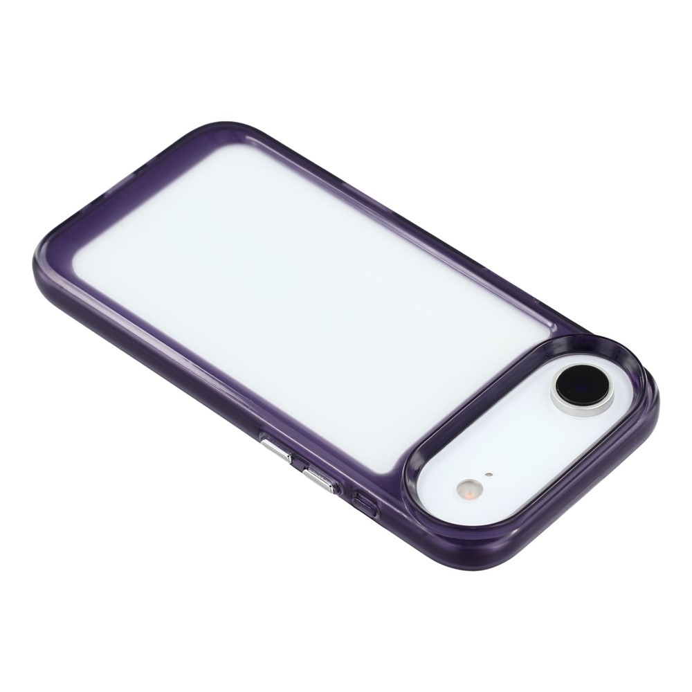 Gelový obal s pevnými zády na iPhone 17 Air - fialový