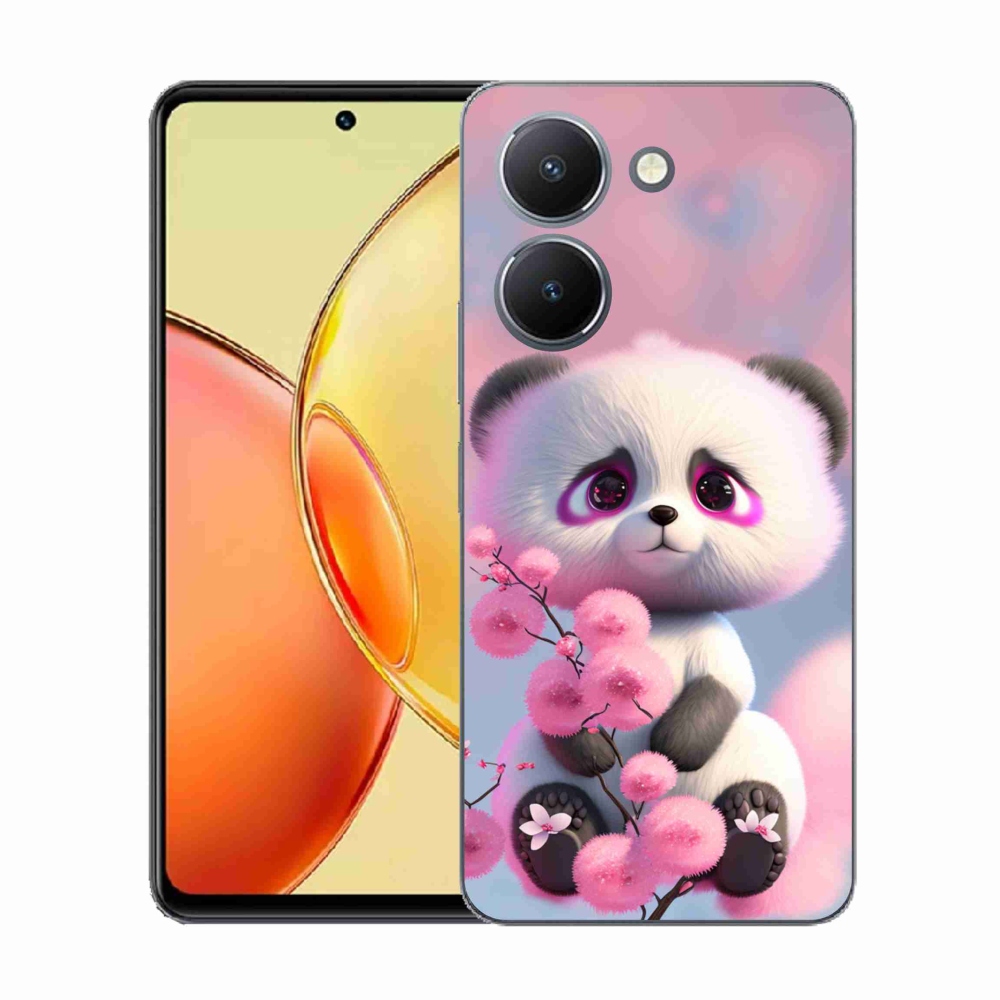 Gelový kryt mmCase na Vivo Y36 - roztomilá panda 1