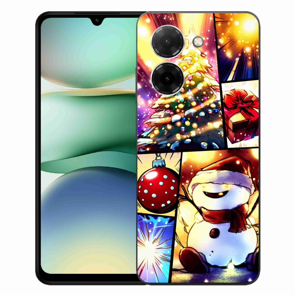 Gelový kryt mmCase na Xiaomi Redmi A5 (171.7x77.8x8.3mm) - vánoční motivy 1