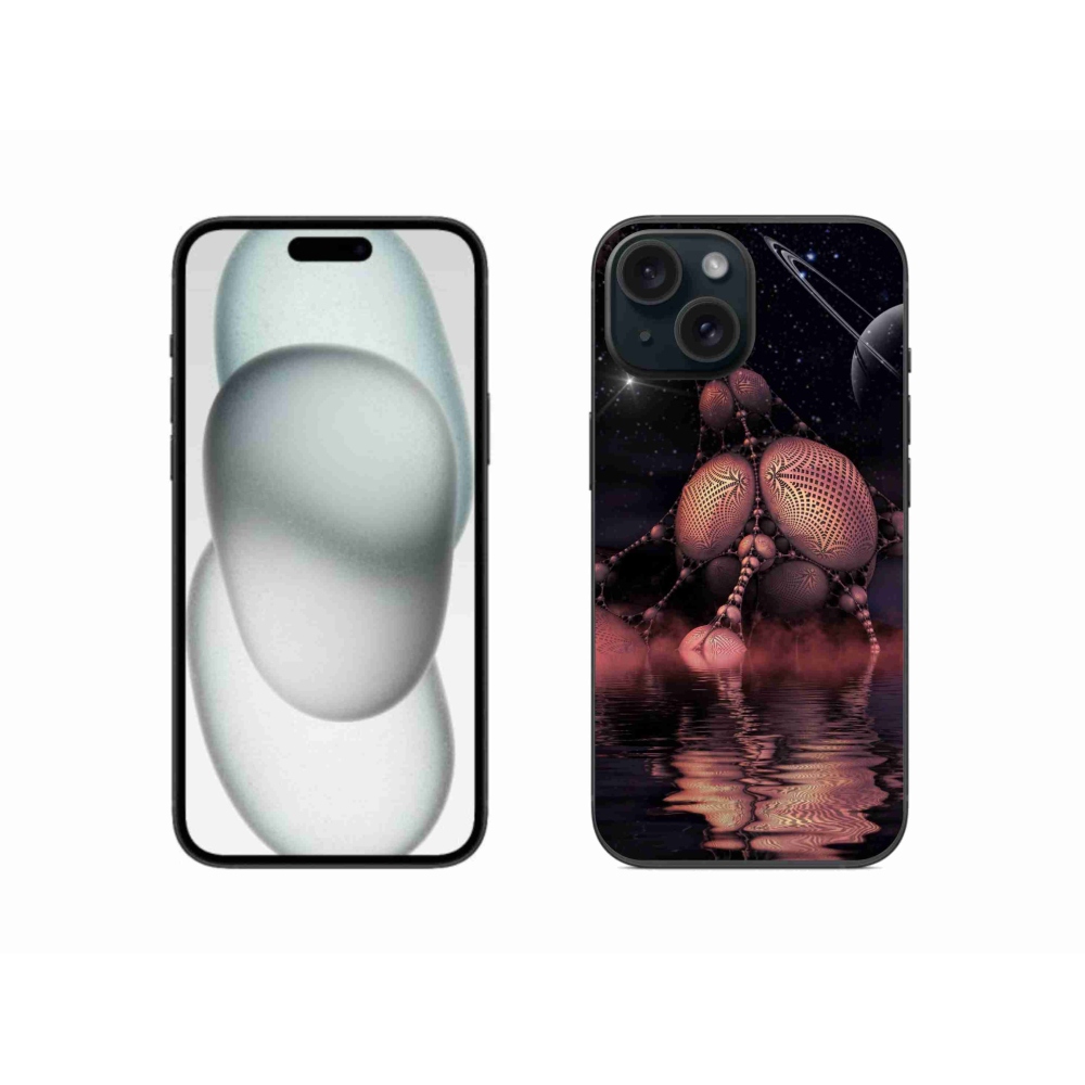 Gelový kryt mmCase na iPhone 15 - abstraktní motiv 19