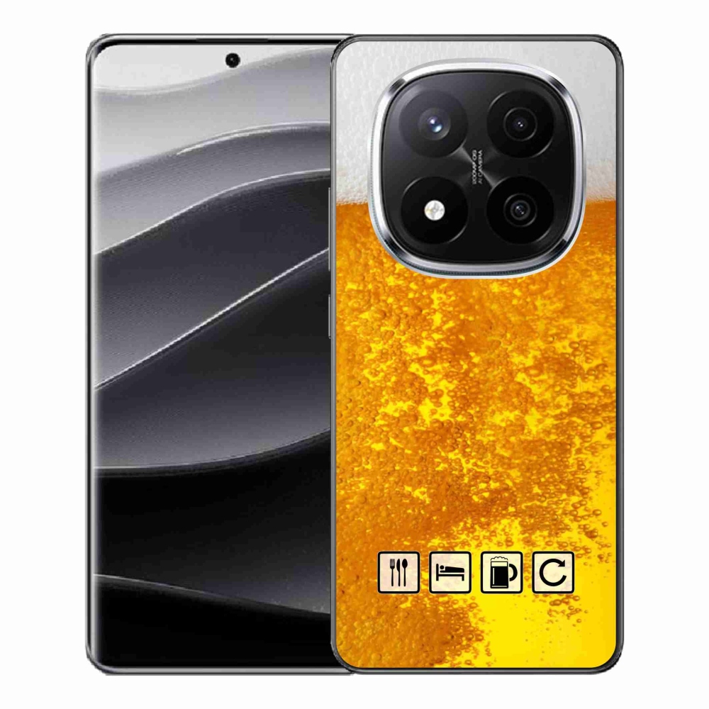 Gelový kryt mmCase na Xiaomi Redmi Note 14 Pro+ 5G - pivní motiv 3