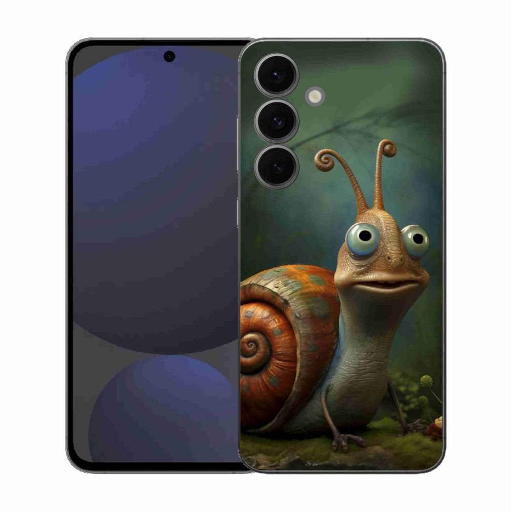 Gelový kryt mmCase na Samsung Galaxy S25 FE - šnek
