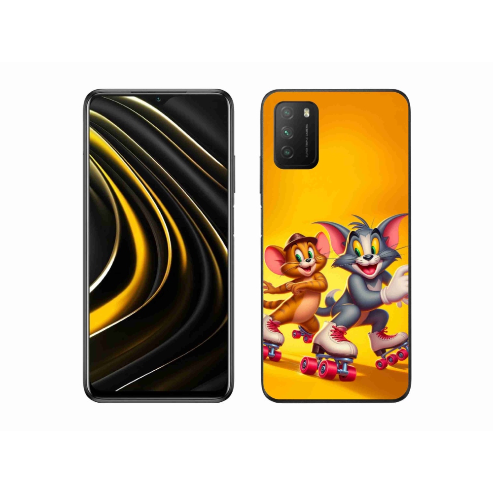 Gelový kryt mmCase na Xiaomi Poco M3 - tom a jerry