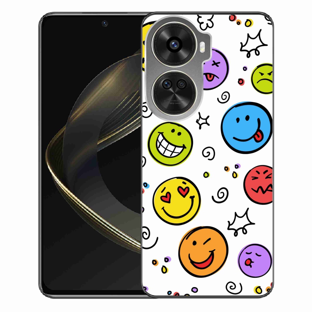 Gelový kryt mmCase na Huawei Nova 12 SE - smajlíci