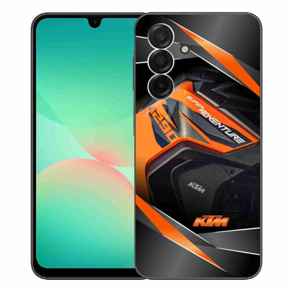 Gelový kryt mmCase na Samsung Galaxy A26 5G - motorka ktm