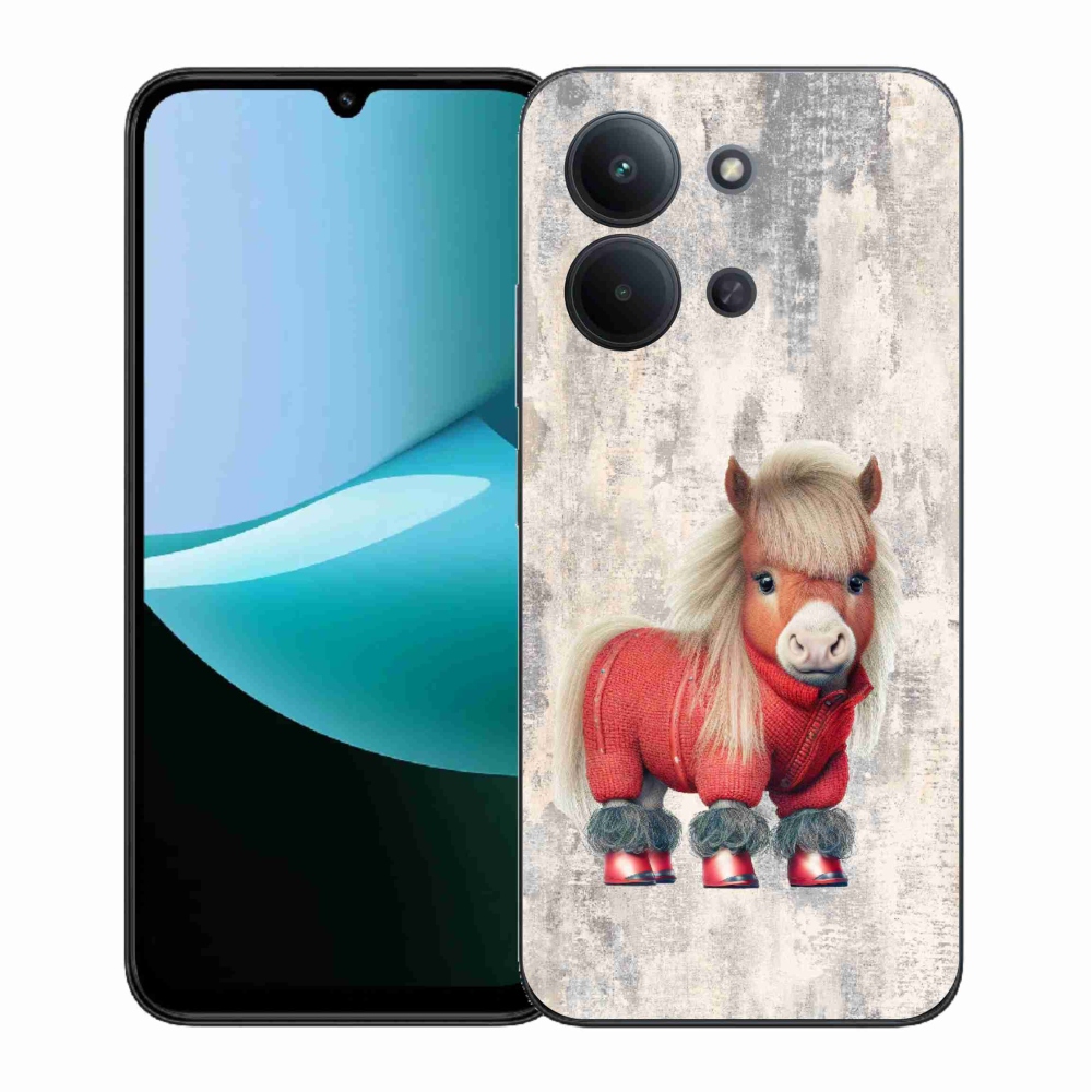 Gelový kryt mmCase na Xiaomi Redmi 15C 4G (171mm)/Poco C85 4G (171mm) - poník ve svetru