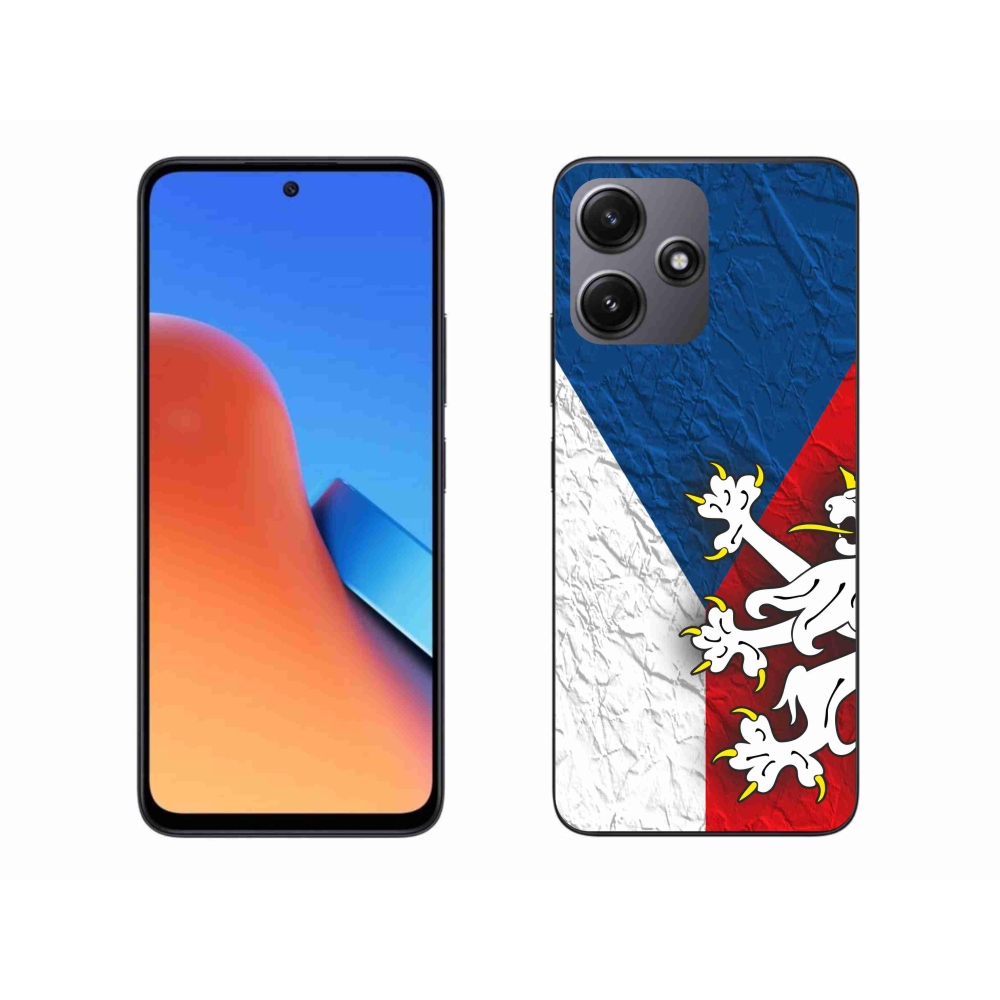 Gelový kryt mmCase na Xiaomi Redmi 12 5G - česká vlajka 1