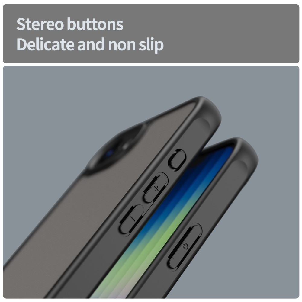 Proof gelový obal s pevnými zády na iPhone 16e - černý