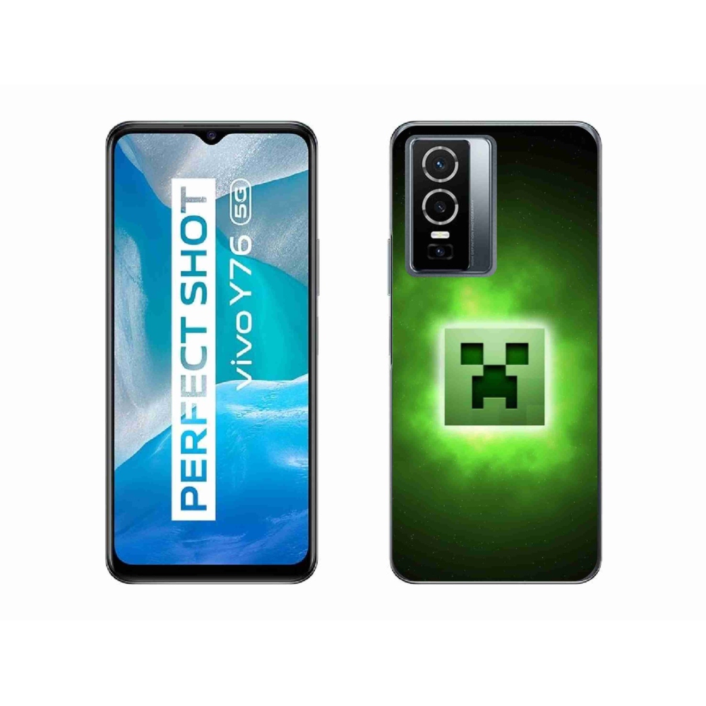 Gelový kryt mmCase na Vivo Y76 5G - minecraft