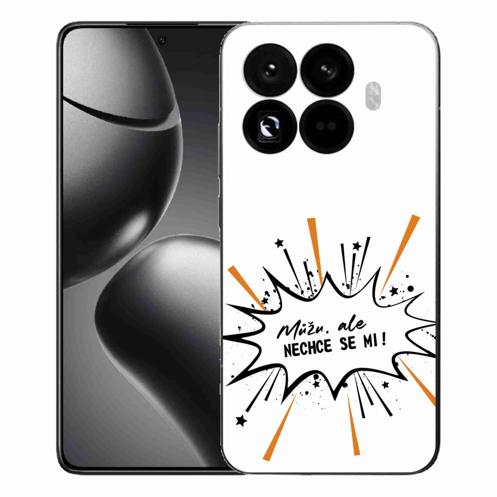 Gelový kryt mmCase na Xiaomi 15T Pro - vtipný text 11 bílé pozadí