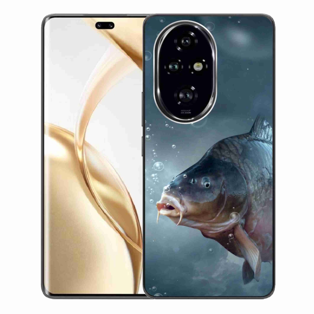 Gelový kryt mmCase na Honor 200 Pro 5G - kapr a bublinky