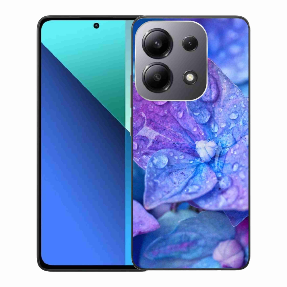 Gelový kryt mmCase na Xiaomi Redmi Note 13 - fialový květ