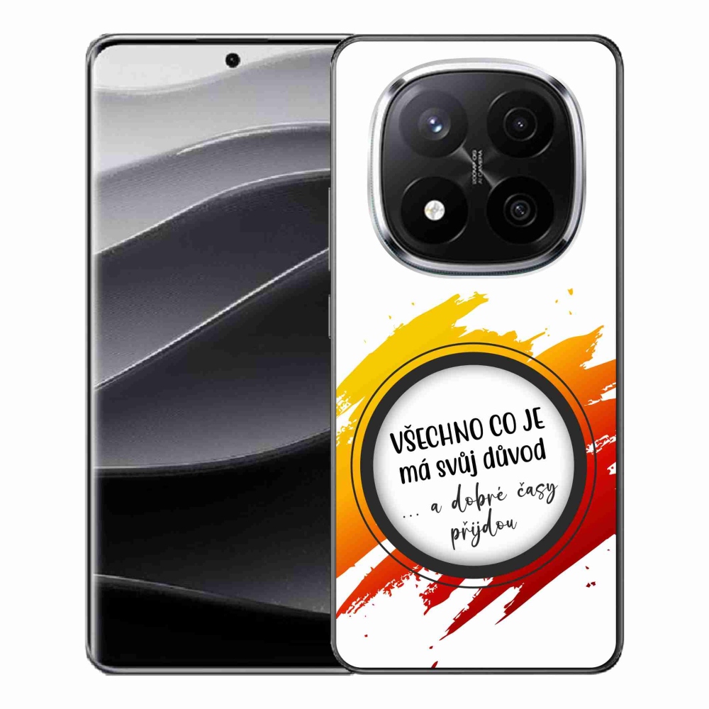 Gelový kryt mmCase na Xiaomi Redmi Note 14 Pro+ 5G - citát 3 bílé pozadí