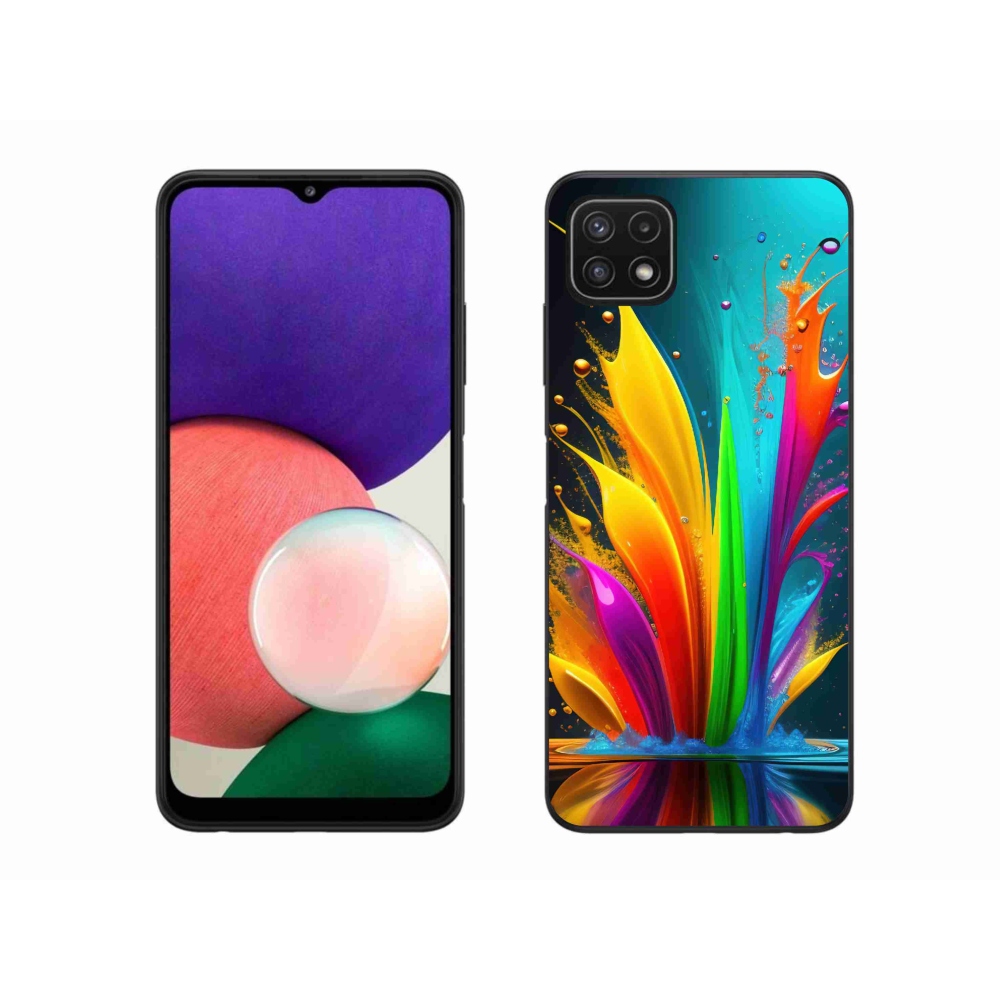 Gelový kryt mmCase na Samsung Galaxy A22 5G - abstraktní motiv 1