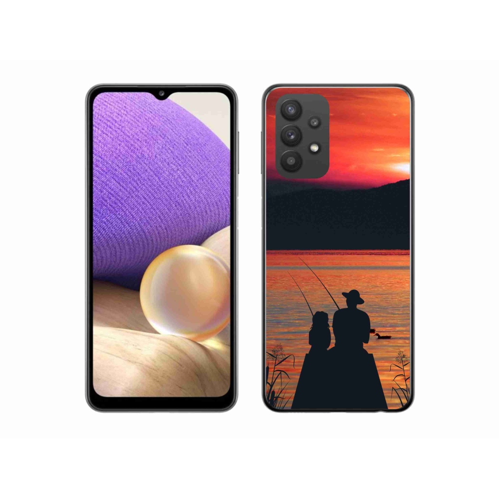 Gelový kryt mmCase na Samsung Galaxy A32 5G - rybaření 3